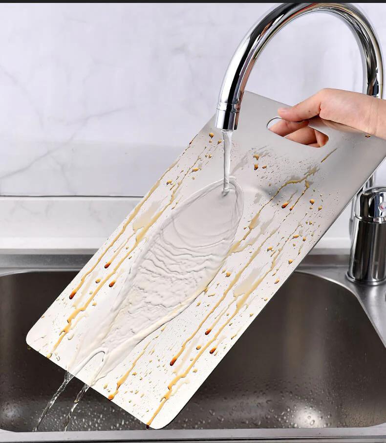 Antibacterial Stainless Steel Cutting Board