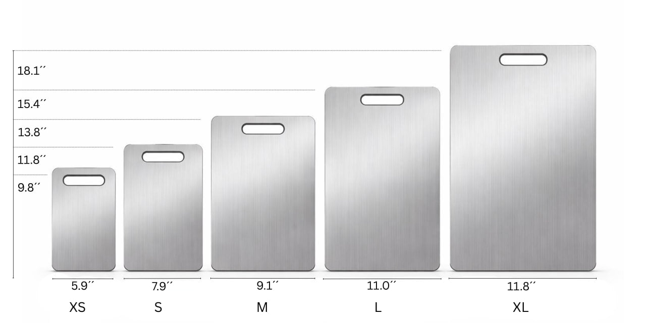 Antibacterial Stainless Steel Cutting Board